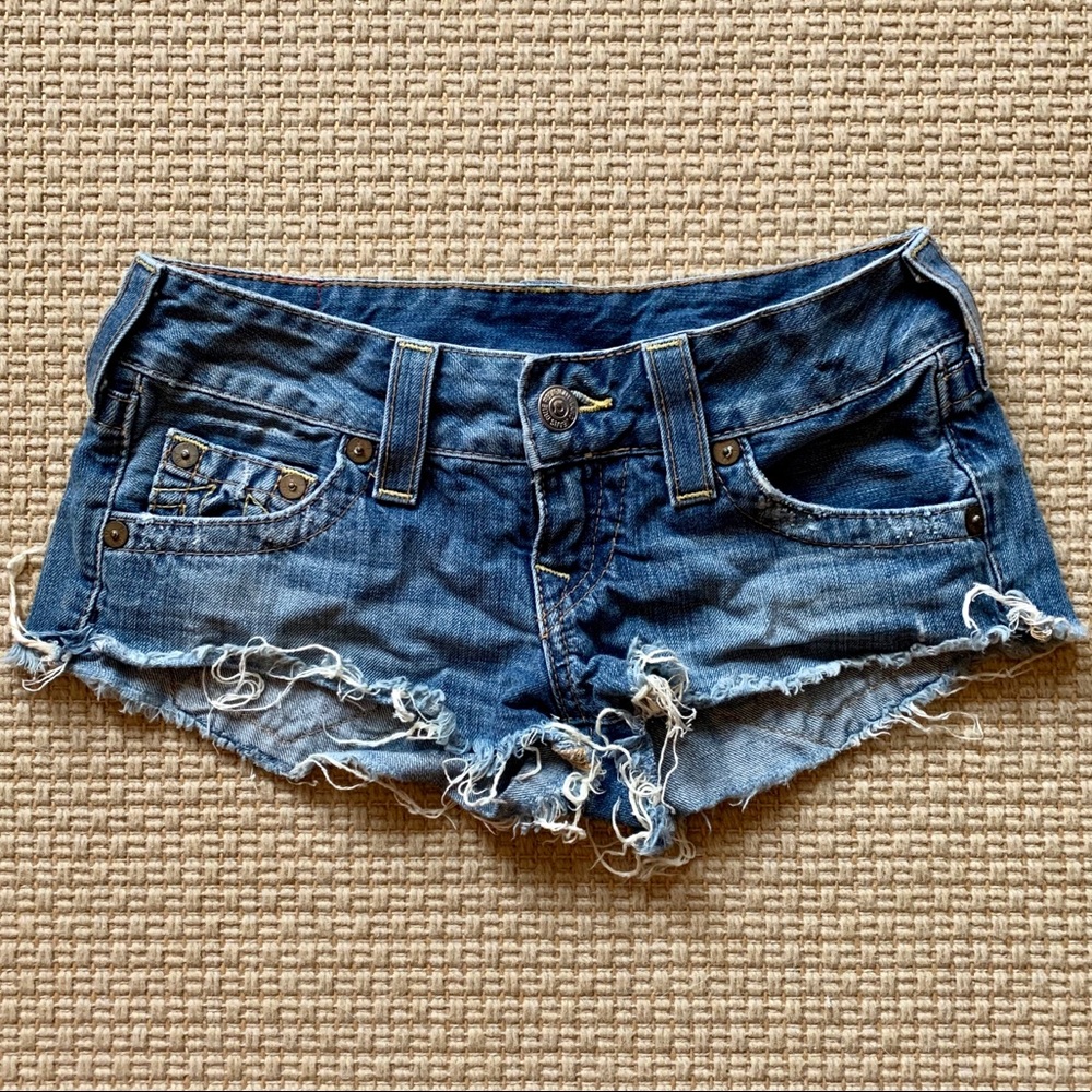 True Religion denim shorts